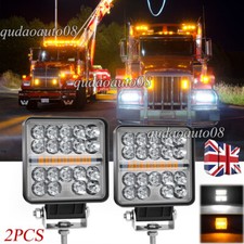 2PC Square 4" LED Work Lamp