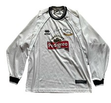 DERBY COUNTY HOME SHIRT - 2002-03 - Signed Ravanelli
