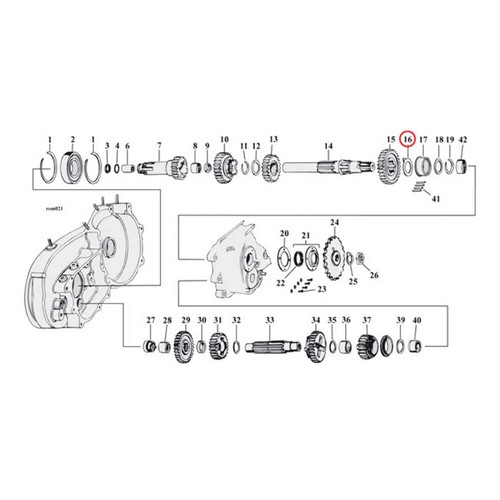 125 inch right main axle - .125,