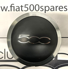 Fiat 500 Alloy Wheel Centre Cap With Chrome Surround Genuine