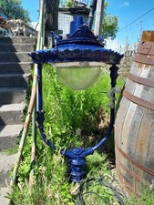 Very Large Cast Iron Street Lamp Garden Home Project Collector Replacement