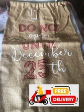 Christmas Santa Sack -  Large 52cm x 75cm Xmas Bag