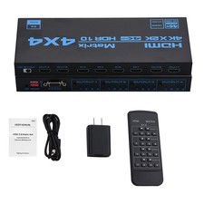 4x4  4 In 4 Out 4K HDMI Matrix