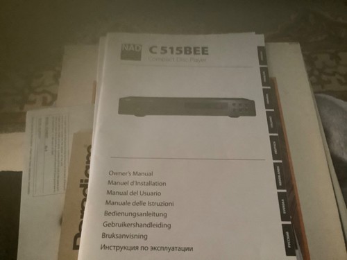 Nad c515bee owners manual - c515bee,