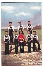 Boys of Royal Naval School Greenwich Royal Marine Light Infantry Tuck Postcard