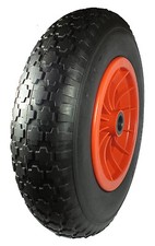 350mm.(14") Wheel.PUNCTURE PROOF TYRE.1" Bore - 20mm. Light boat launch trolley*