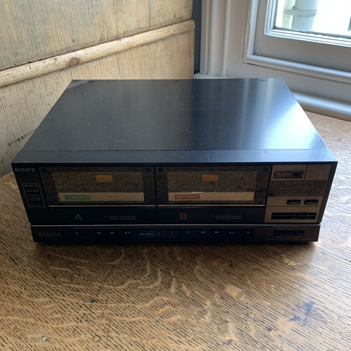 Sony twin cassette deck - sony,