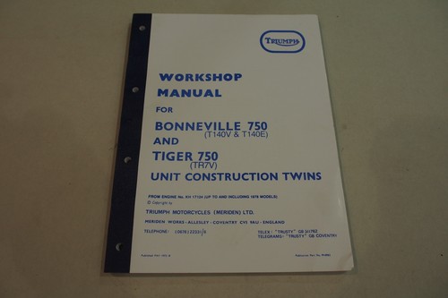 Triumph tr7 t140 genuine - ,