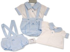 Baby Boy Dungaree Romper Top