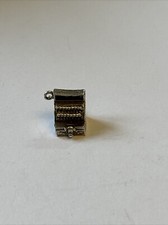 (1352)Vintage Sterling Silver Charm Old Cash Register