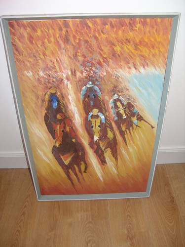 Oil painting canvas horse - painting,