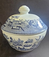 Vintage Blue Willow Pattern