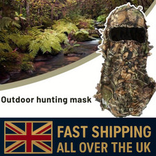 Camouflage Hunting Mask, 3d