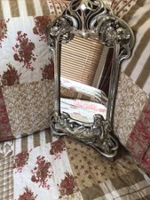 Art Nouveau Style Silver Tone