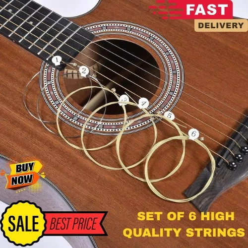 Acoustic guitar strings set - acoustic,