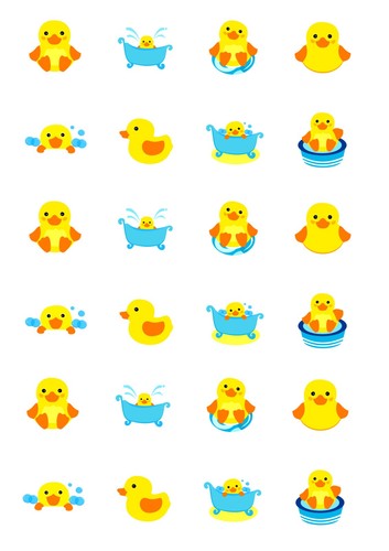 Edible duck pre cut - 24, pre-cut