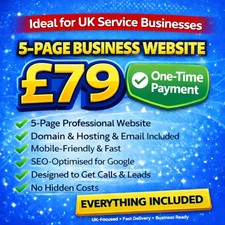 MODERN 5 Page Website Design