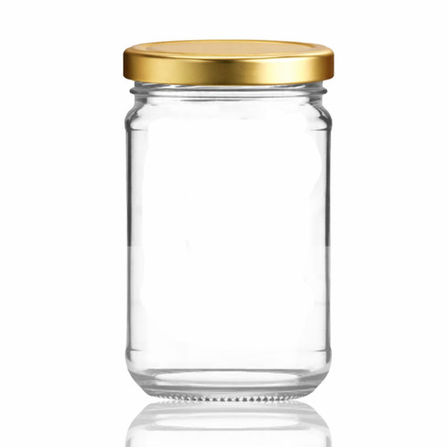 1lb glass honey jar - glass,