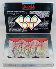 Rubik's Magic Puzzle Master Edition  Unlink the Rings Vintage 1987 Matchbox VGC