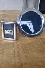 Carrs of Sheffield Solid Silver Photo frames x 2 Full Hallmarks, great condition