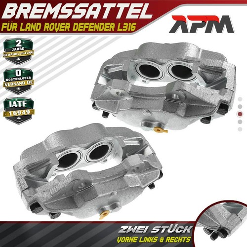 Front brake caliper - front, l+r