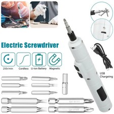 12 in 1 Mini Cordless Drill Electric Screwdriver Drill Driver Bits Rechargeable