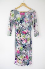 Coast Floral Bodycon Stretch Wiggle Dress Ladies UK 8 Ladies Party Wedding