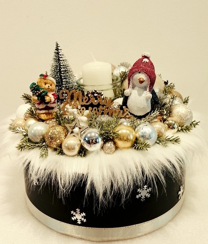 Christmas table centerpiece - christmas,