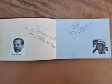 1960's Motor Racing Autograph Book