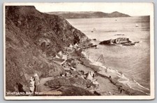 Vintage 1918 Whitsand Bay Near