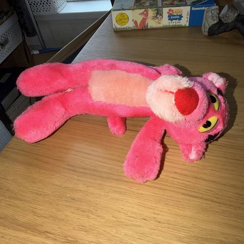 Pink panther plushie - panther,