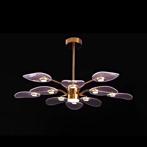 Modern luxury gold leaf led - gold,