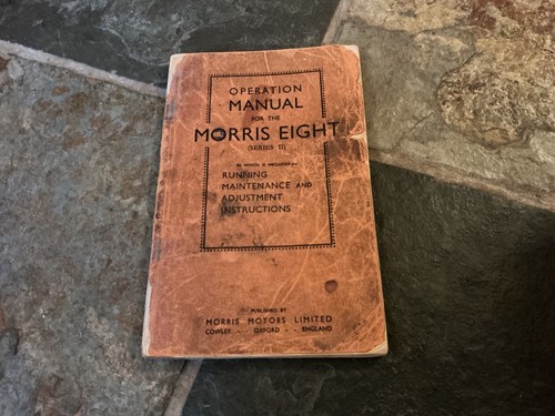 Operation manual morris - morris, 8