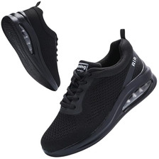 Womens Black Air Cushioned