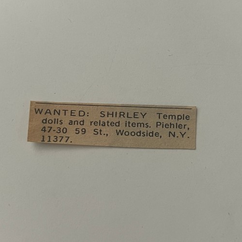 Piehler wanted shirley - shirley, temple