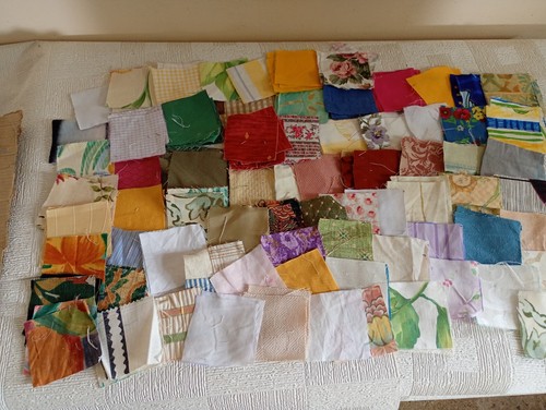 Joblot 200 fabric - , squares