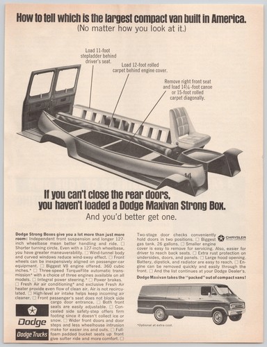 Dodge maxivan strong box - dodge,