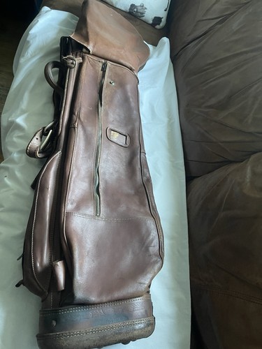 Vintage antique leather golf - vintage,