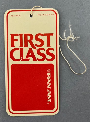 Pan first class - am, vintage
