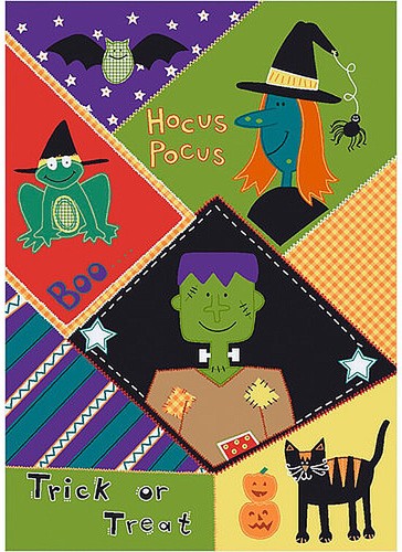 4x6 milliken halloween hocus - 4x6,