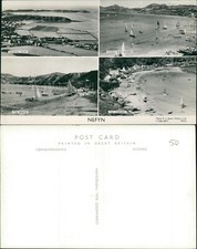 Nefyn 4 Views Real Photo Rp RJ Jones General View Shore Beach etc