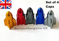 Tyre Valve Dust Caps Rocket