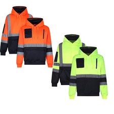 Hi Vis Viz Hoodie High