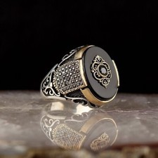 Onyx gemstone silver - gemstone,
