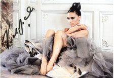 Victoria Beckham Autograph - the Spice Girls - Signed 6x4 Postcard