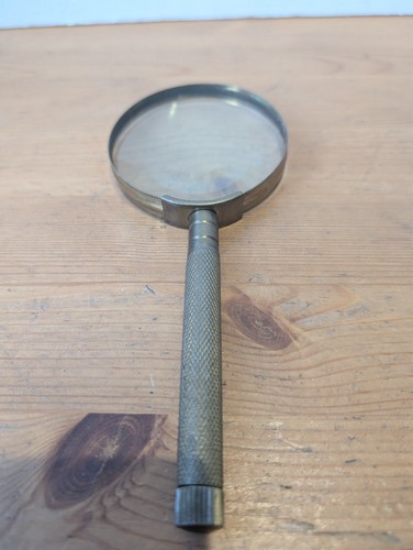 Vintage ornate knurled - vintage, brass