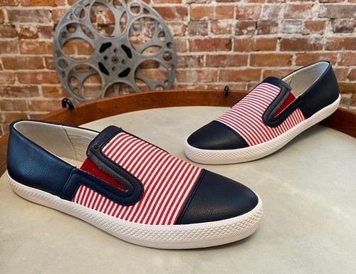 Geox red stripe - &, navy