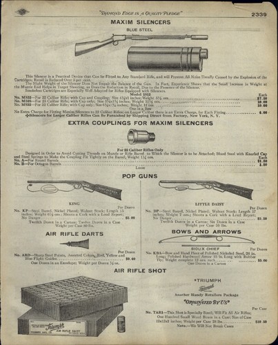 1918 paper maxim silencer - 1918,
