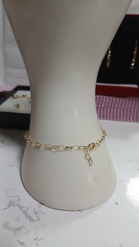 9ct yellow gold bracelet - yellow, bracelet.