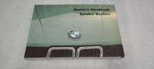 BMW E28 518 520i 525i 525e 528i 524td 535i M535i handbook / service book 1986
